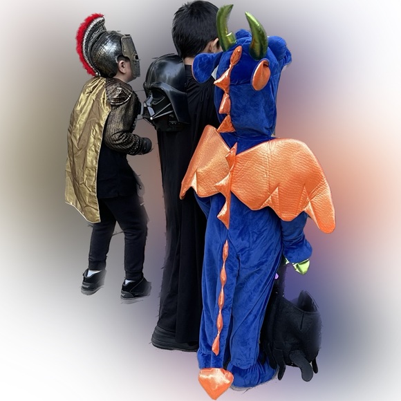 Adorable high quality kids dragon dress custome (4T) - Picture 3 of 4